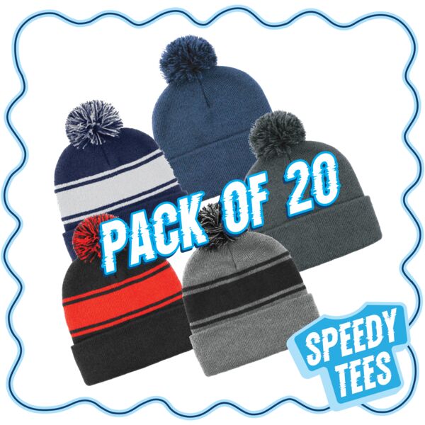 20 PACK for $300 - Pom Pom Beanie Thumbnail